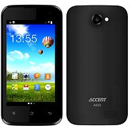 Accent A420c Black Dual SIM + 2 guards - Mobile Phone