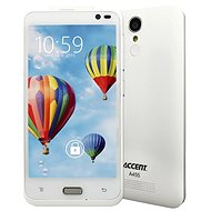 Accent COOL PHONE white Dual SIM + 2 guards - Mobile Phone