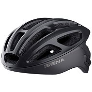 SENA R1 Cycling Helmet with Built-in Headset, (Black, size M) - Bike Helmet