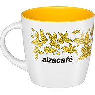 AlzaCafé fehér kerámia, 320 ml - Bögre
