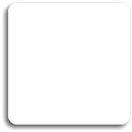 Accept Pictogram "Empty" (80 × 80mm) (White Plate) - Sign