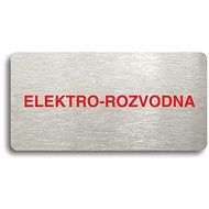 Accept Pictogram "ELECTRO-DISTRIBUTOR" (160 × 80mm) (Silver Plate - Colour Print without Frame) - Sign