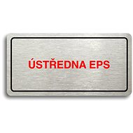 Accept Pictogram "EPS CONTROL PANEL" (160 × 80mm) (Silver Plate - Colour Print) - Sign
