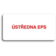 Accept Pictogram "EPS CONTROL PANEL" (160 × 80mm) (White Plate - Colour Print without Frame) - Sign