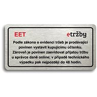 Accept Pictogram EET - Normal Mode (160 × 80mm) (Silver Plate - Colour Print) - Sign