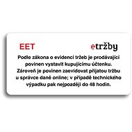 Accept Pictogram EET - Normal Mode (160 × 80mm) (White Plate - Colour Print without Frame) - Sign