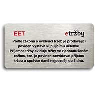 Accept Pictogram EET - Simplified Mode (160 × 80mm) (Silver Plate - Colour Print without Frame) - Sign