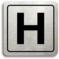 Accept Pictogram "Hydrant" (80 × 80mm) (Silver Plate - Black Print) - Sign