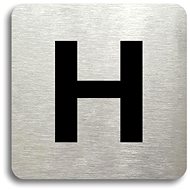 Accept Pictogram "Hydrant" (80 × 80mm) (Silver Plate - Black Print without Frame) - Sign