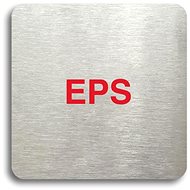 Accept Pictogram "EPS" (80 × 80mm) (Silver Plate - Colour Print without Frame) - Sign