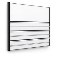 Accept ACS Door Plate (Plug-in System, 187 × 156mm) (Silver Plate) - Sign