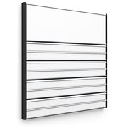 Accept ACS Door Plate (Drawer System, 187 × 187mm) (Silver Plate) - Sign