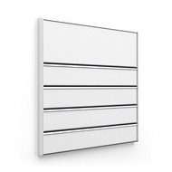 Accept ACS Door Plate (Drawer System, 187 × 187mm) (Silver Plate (Grey Side Panels)) - Sign
