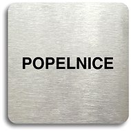 Accept Bin Pictogram (80 × 80mm) (Silver Plate - Black Print without Frame) - Sign
