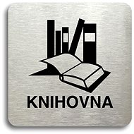 Accept Pictogram Library (80 × 80mm) (Silver Plate - Black Print without Frame) - Sign
