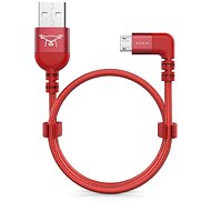 Adam FLEET - microUSB cable for remote control dron - 30 cm - red - Accessory