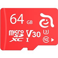 Adam FLEET - microSD card Fleet 4KPro - 64GB - red - Accessory