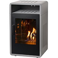Adam Bellini Bioethanol Stove, Grey - Bioethanol Fireplace