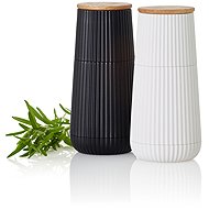AdHoc Scape Salt and Pepper Mill Set 12.3cm, Black/White - Spice Grinder