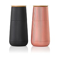 Ad Hoc Scape Salt and Pepper Mill Set 12.3cm, Black/Rose Gold - Spice Grinder