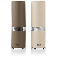 Ad Hoc Style Salt and Pepper Mill Set 14.8cm, Brown and Beige - Spice Grinder