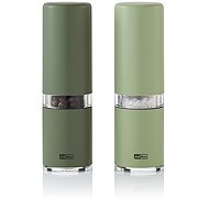 Ad Hoc Style Salt and Pepper Mill Set 14.8cm, Dark Green and Light Green - Spice Grinder