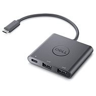 Dell USB-C (M) zu Dual-USB-A mit Power Pass-Through - Adapter