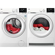 AEG 7000 ProSteam® LFR73964CC + AEG 7000 ProSteam® LFR71862SBC - Washer Dryer Set