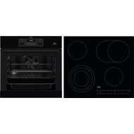 AEG Mastery SteamBake BEB351111B + AEG Mastery DirectTouch HK654070IB - Oven & Cooktop Set