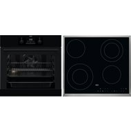 AEG Mastery SurroundCook BES331111B + AEG Mastery HK634021XB - Oven & Cooktop Set
