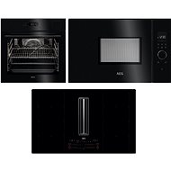 AEG 9000 BSE798380B + AEG Mastery MBB1756SEB + AEG ComboHob CCE84779CB - Oven, Cooktop and Microwave Set