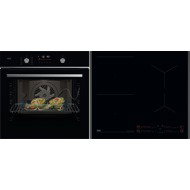 AEG 5000 SteamBake OA5CB531AB + AEG 7000 SenseBoil® TI64IB10FB - Oven & Cooktop Set
