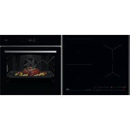 AEG 7000 SenseCook OS6PB631AB + AEG 6000 Bridge TO64IB00FB - Oven & Cooktop Set
