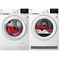 AEG 6000 ProSense™ LFR61942BC + AEG 8000 AbsoluteCare® TR8182C - Washer Dryer Set