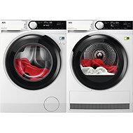 AEG 7000 ProSteam® LFR73964CC + AEG 9000 AbsoluteCare® Plus 3DScan TR9384CC - Washer Dryer Set