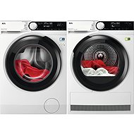 AEG 7000 ProSteam® LFR73964CC + AEG 9000 AbsoluteCare® Plus 3DScan TR9394C - Washer Dryer Set