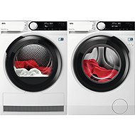 AEG 7000 ProSteam® LFR73844BC + AEG 8000 AbsoluteCare® TR838P4C - Washer Dryer Set