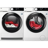 AEG 7000 ProSteam® LFR73864CC + AEG 8000 AbsoluteCare® TR838P4C - Washer Dryer Set