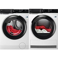AEG 7000 ProSteam® UniversalDose LFR73844OC + AEG 8000 AbsoluteCare® Plus TR838A4C - Washer Dryer Set