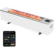 AENO FH1S Smart heater, convection + flame effect, 2000 W, white - Electric Heater
