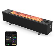 AENO FH2S Smart heater, convection + flame effect, 2000 W, black - Electric Heater
