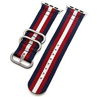Eternico Nylon Band for Apple Watch 38mm / 40mm / 41mm blue/red - Watch Strap