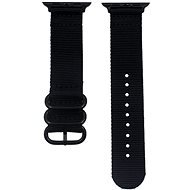 Eternico Nylon Band für Apple Watch 42mm / 44mm / 45mm schwarz - Armband