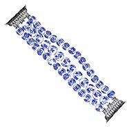Eternico 42mm Apple Watch Ceramic Bracelet, Blue - Watch Strap