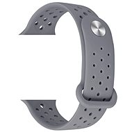 Eternico 38mm Apple Watch Silicone Band, Grey - Watch Strap