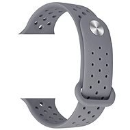 Eternico Apple Watch 42 mm/44 mm Silicone Band sivý - Remienok na hodinky