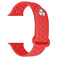 Eternico 42mm Apple Watch Silicone Band, Red - Watch Strap