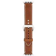 Eternico Leather Band 2 pro Apple Watch 38mm / 40mm / 41mm hnedý - Remienok na hodinky