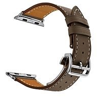 Eternico Apple Watch 38mm Leather Strap Dark Brown - Armband