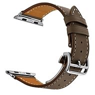 Eternico Leather Strap for Apple Watch 42mm / 44mm / 45mm dark brown - Watch Strap